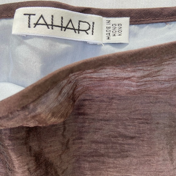 Tahari linen wrinkled skirt - Picture 3 of 6